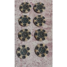 Polyester Düğme 30 Boy 20 mm 8 Adet
