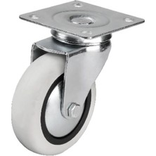 MiraLive Hts 351 - 75X25 mm Pvc Tablalı Tekerlek - 4 Adet