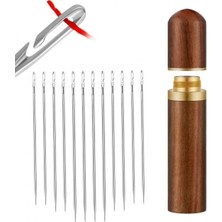 30 Adet Iğneli Ahşap Kutulu Dikiş Iğne Seti