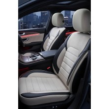 Kurra Store Mitsubishi Eclipse Cross 1.5 T-Mıvec (163 Hp) Cvt 2019 Alucar Serisi Uyumlu Kumaş Oto Koltuk Kılıfı Bej