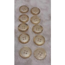 Aksesuar Polyester Düğme 26 Boy 16 mm 10 Adet