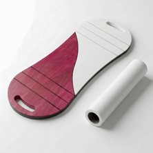 Wood Stone Art Renkli Denge Tahtası Balance Roller Board Sörf Eğitim Tahtası Kaykay Eğitim Tahtası 73 x 28 cm