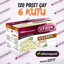 Tisan Anason Çayı | 6 Kutu | 120 Poşet Çay