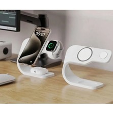 Noveria Tech Air Dock Iphone, Airpods, Watch Cihazları Standı – Minimal Masa Üstü Dock ve Düzenleyici