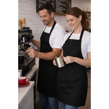 Siyah Çıtçıtlı Mutfak Önlüğü 10 Adet