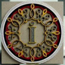 Tiydem Ip Sanatı Dikkat Geliştirici El Becerisi Ileri Seviye Filografi Hazır Seti - I Dizayn