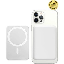 Nanospace Iphone/12/13/14/15/16/17 Uyumlu Yeni Magsafe Battery Pack 5000MAH Taşınabilir Batarya, Kablosuz Şarj