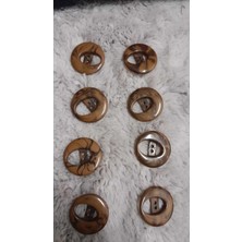 Polyester Dügme 45 Boy 30 mm 6 Adet