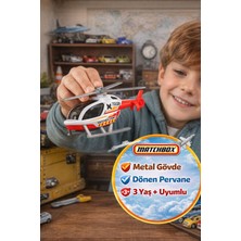 Toyfest Metal Gövdeli Matchbox Sky Busters Mbx Eheli Metal Oyuncak Helikopter Lisanslı Model Uçağı