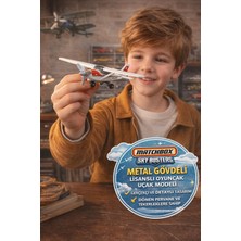 Toyfest Metal Gövdeli Matchbox Sky Busters Mbx Cessna 172 Skyhawk Uçak Oyuncak Lisanslı Model Uçağı