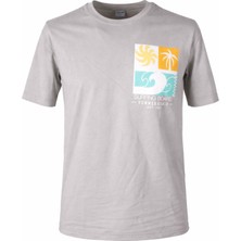 Trender 26YDT1000025 Gri Erkek T-Shirt Surfıng O Yaka