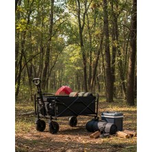 MiraLive Çok Amaçlı Katlanabilir Kamp Arabası Bahçe Alışveriş Taşıma Vagonu