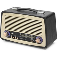 Skygo - 2026 Ramia Premium | Bluetooth Nostaljik Hoparlör Fm 30.9 x 1 4.5 x 19.5 cm R3299BT Kalbinizdeki