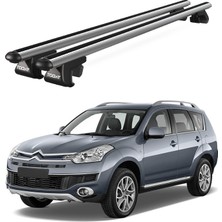 Today Auto Citroen C-Crosser (2007-2013) Uyumlu Gri Ara Atkı Port Bagaj Tavan Barı