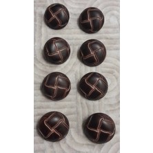 Polyester Düğme 34 Boy 22 mm 8 Adet