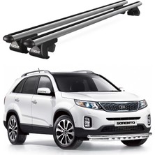 Today Auto Kia Sorento (2010-2014) Uyumlu Gri Ara Atkı Port Bagaj Tavan Barı