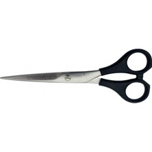 MiraLive Shadow Line 2217 M-525 Plastik Saplı Balık Sırtı Makas No: 6 Inç / 15,24 cm - Paslanmaz Çelik