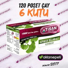Tisan Ginkgo Bilobalı Çay | 6 Kutu | 120 Poşet Çay