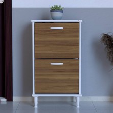 modilayn Umay Ayaklı (52 Cm) Ayakkabılık 2 Düşer Kapaklı 4 Raflı (5 Farklı Renk Seçeneği)