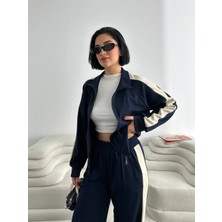 Fonna Fashion TK-3037 Bayan Eşofman Takım-Lacivert
