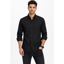 Classics Men Plus Barkod Uzun Kol Slim Fit Erkek Gömlek - 7578