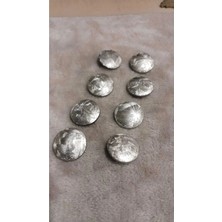 Abs Metalize Düğme 30 Boy 20 mm 8 Adet