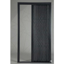 Nakkash Exclusive 80X200  Kumaş Akordeon Kapı Antrasit