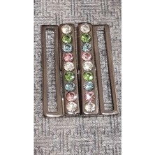 Sıyah Kaplama Taşlı Toka Iç Kemer Genişlik 3,5 cm Dış Ölçü /4x3 cm 1 Adet