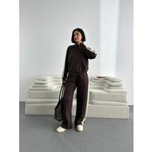 Fonna Fashion TK-3037 Bayan Eşofman Takım-Kahve