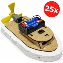 Kidose Basit Elektrik Devre Tekne Yapım Seti | Çocuklar Için Demonte Eğitim Kiti