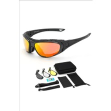 ADV Store Usa Military Daisy C9 4 Lensli Polarize Taktikal Bisiklet Motorsiklet Gözlük