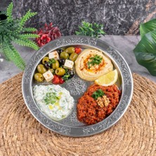 Dmt Copper Home 16 cm 430 Kalite Krom Çelik 6 Adet  Işlemeli Meze Tabağı – Paslanmaz, Kararmaz, Şık Sunumluk