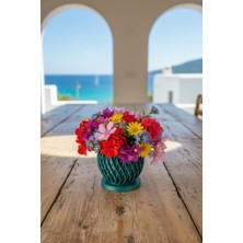 Fılamentim Floranti Aurora Örgü Dekoratif Saksı Modern Seri 100X100X120 mm NO.1023-2.10.Y-18-T