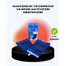 MiraLive Anti-Slip Diz Bandajı Sporcu Desteklikli Koruyucu Model