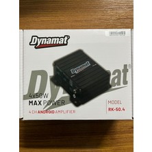 Android Multimedya Amfisi Soket Sokete Tüm Android Teyplere Uygun Dynamat Rk-50.4 Rms Amfi Tesisat Kablosu Gerekmez