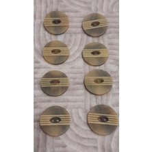 Polyester Düğme 34 Boy 20 mm 8 Adet
