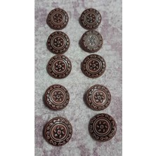 Polyester Düğme 30 Boy 20 mm 10 Adet