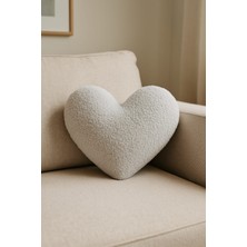 Chizgy Welsoft Kalp Yastık Dekoratif Peluş Yumuşak Süs Yastığı Pofuduk Ev Dekoru Hediyelik