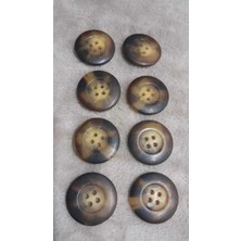 Polyester Düğme 38 Boy 24 mm 8 Adet