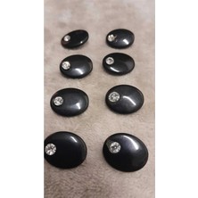 Polyester Taşlı Dügme 28 Boy 18 mm 8 Adet