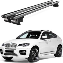 Today Auto Bmw X6 (E71) (2008-2014) Uyumlu Gri Ara Atkı Port Bagaj Tavan Barı