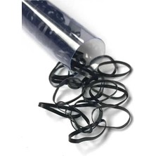 Berg Atelier 2'li Şeffaf Renkli Kopmayan Lastik Toka Perma Lastik Toka