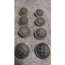 Polyester Düğme 34 Boy 20 mm 8 Adet