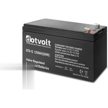 Nuveden 12V 9AH Kuru Tip Akü Dt9-12 DIE-RSTG34