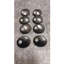 Polyester Taşlı Dügme 30 Boy 16 mm 8 Adet