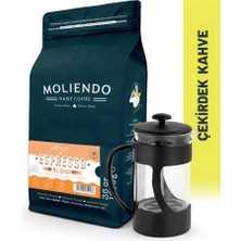 Moliendo Amalfi Espresso Blend Kahve (Çekirdek Kahve) 1000 G + French Press Hediyeli
