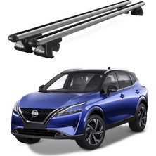 Today Auto Venüs Nissan Qashqai J11 (2014-2020) Uyumlu Gri Ara Atkı Port Bagaj Tavan Barı