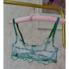 Freya Summer Yeşil Kadın Tül Tanga Külotlu Sütyen Takım