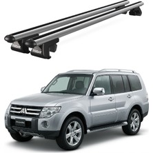 Today Auto Mitsubishi Pajero 5d (2011-2021) Uyumlu Gri Ara Atkı Port Bagaj Tavan Barı