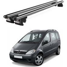 Today Auto Mercedes-Benz Vaneo (W414) (2002-2005) Uyumlu Gri Ara Atkı Port Bagaj Tavan Barı